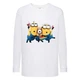 Лонгслив реглан Миньоны 03 (Minions) белый (MS wh 03) 116 см - изображение 1