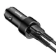 Автомобільний зарядний пристрій Baseus Small Screw Type-C PD+USB Quick Charge Car Charger 36W Black (CAXLD-A01) - зображення 3