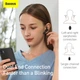 Беспроводные Bluetooth наушники Baseus Encok TWS W05 с функцией беспроводной зарядки Qi Черный - изображение 10
