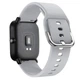 Ремешок для Amazfit BIP | Bip Lite | Bip U / Pro/ Mini | GTS | GTS 2 /3 | Gtr 42mm силиконовый 20мм Серый BeWatch (1012304) - изображение 1
