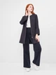 Пальто осеннее женское H&M S68546 38 Темно-синее (2600001558876) - изображение 3