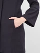 Пальто осеннее женское H&M S68546 38 Темно-синее (2600001558876) - изображение 4