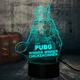 Настільний світильник-нічник ПАБГ 3D MOON LAMP PUBG16 Кольорів (7292) - зображення 4