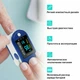 Пульсоксиметр Pulse Oximeter Fingertip пульсометр на палець LYG-88 - зображення 3