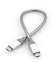 Кабель Verbatim USB-C - USB-C Сріблястий 30 cм (48867) - зображення 4