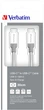 Кабель Verbatim USB-C - USB-C Сріблястий 30 cм (48867) - зображення 6