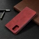 Чехол-книжка с кармашками UniCase Geometric Pattern для Samsung Galaxy A71 (A715) - Red - изображение 6