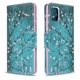 Чохол з малюнком Deexe Color Wallet для Samsung Galaxy A51 (А515) - Tree with Flowers - зображення 4