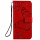 Чохол-книжка з малюнком UniCase Butterfly Pattern для Samsung Galaxy A51 (А515) - Red - зображення 2