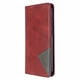 Чехол-книжка с кармашками UniCase Geometric Pattern для Xiaomi Redmi Note 8T - Red - изображение 2