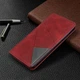 Чехол-книжка с кармашками UniCase Geometric Pattern для Xiaomi Redmi Note 8T - Red - изображение 8