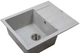 Кухонная мойка гранит VENTOLUX Silvia Gray Granite (2059765957294) - изображение 2