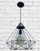 Светильник потолочный подвесной 100lamp Loft Е-27, планка, металл, черный (NL 0541) - изображение 2
