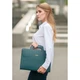 Сумка для ноутбука и документов из качественной кожи BlankNote BN-BAG-36-malachite Зеленая - изображение 1