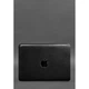 Кожаный чехол для ноутбука MacBook 14 из натуральной кожи Crazy Horse защитный для MacBook Pro 14, черный 58621 - изображение 1