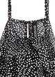 Майка H&M 34 Черно-белый 0480106_горошек_08 - изображение 3