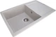 Кухонная мойка гранит GRANADO Alicante Gris GR2408 + сифон одинарный для кухонной мойки Nova с эксцентриком - изображение 6