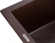 Кухонная мойка гранит GRANADO Cadiz Marron GR2306 + сифон одинарный для кухонной мойки Nova - изображение 5
