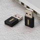 Перехідник Joymove Type-C (F) to USB (М) Remax RA-USB3-black - зображення 4