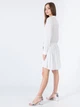 Повседневное платье с юбкой-плиссе Unique 21 LPD1-30 S (37299S) Белый - изображение 3