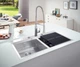 Кухонная мойка GROHE Sink K800 1024x560 31585SD0 на 2 чаши - изображение 4