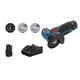 Шлифовальная машина Bosch Professional GWS 12V-76 акумуляторная, 2x3,0 Ач (0.601.9F2.00B) - изображение 2