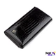 Кошелек женский стильный для купюр и карточек ST Leather 18433 (S9001A) надежный Черный - изображение 1