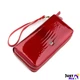 Кошелек женский стильный для купюр и карточек ST Leather 18449 (S5001A) вместительный Красный - изображение 1