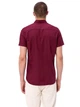 Мужская рубашка LC Waikiki с коротким рукавом и карманом на груди S Бордовая ( LCWShirt-2786-0) - изображение 2