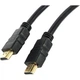 Кабель Generic HDMI - HDMI круглый черный v1.4 1.5 м - изображение 2