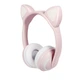 Беспроводные Bluetooth наушники j-hel с кошачьими ушками, LED подсветка 7 цветов ZW-19 Pink (JZW19Pink) - изображение 1