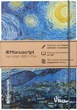 Скетчбук Manuscript V. Gogh 1889 S Plus A5 Чистые 160 страниц с открытым переплетом (M - VG1889S+) - изображение 1