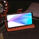 Чехол Idewei для Xiaomi Redmi Note 8T книжка с визитницей темно-коричневый - изображение 4