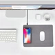Ігрова поверхня COTEetCI Wireless Charger And Mouse Pad Grey (CS5186-GY) з бездротовою зарядкою QI - зображення 2
