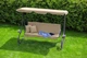 Гойдалка садова FunFit Relax Plus Beige 3-місна + 2 подушки - зображення 2