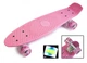 Пенні борд (Penny Board) 22" "Pastel Series" з колесами що світяться, Рожевий - зображення 2