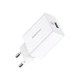 Зарядне мережеве BOROFONE BA21A Long QC3.0 (1USB 3A 18W) Білий - изображение 1