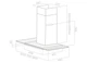Вытяжка Elica FLAT GLASS IX A/60 Нержавеющая сталь, прозрачное стекло - изображение 2