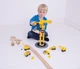 Великий будівельний набір з мега краном до дерев'яних доріг Bigjigs Toys Великобританія - зображення 5