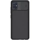 Карбоновая накладка Nillkin Camshield (шторка на камеру) для Samsung Galaxy A51 Черный / Black - изображение 1