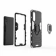 Чехол с подставкой Deexe Hybrid Case для OPPO Find X2 - Black - изображение 5