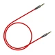 Кабель Baseus Yiven AUX 3.5 мм AUX 3,5 мм 0,5 m Black-Red (CAM30-A91) - зображення 2