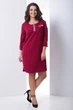 Платье "Сильва" (бордовый) 56 (XXXXL) - изображение 1
