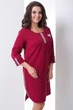 Платье "Сильва" (бордовый) 56 (XXXXL) - изображение 2