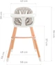 Стільчик для годування Baby Tiger Tini Gray (159486) - зображення 14