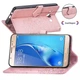 Чехол Vintage для Samsung Galaxy J5 2016 / J510 книжка с тиснением Розовый - изображение 5