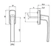 Ручка оконная ASTEX Afina WH 006, белая (WH 006/37 RAL9016) - изображение 2