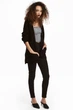Штани H&M 38 чорний 3049466 - зображення 1