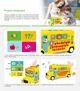 Развивающая игрушка Hola Toys Школьный автобус, англ. (3126) - изображение 3