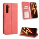 Чехол-книжка Deexe Retro Style для Realme 6 Pro - Red - изображение 1